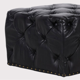 Timothy Oulton Lord Digsby Rectangular Small Footstool, Brown Leather - Barker & Stonehouse - thumbnail 2