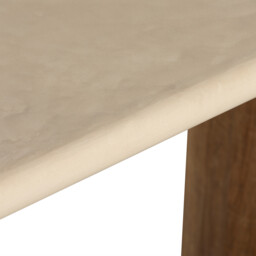 Old Java Panama Dining Table 220X100X77Cm, Round, Brown Stone Effect - Barker & Stonehouse - thumbnail 2