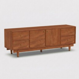 Sendai Tv Unit 160X40X55Cm, Acacia Wood - Barker & Stonehouse - thumbnail 1
