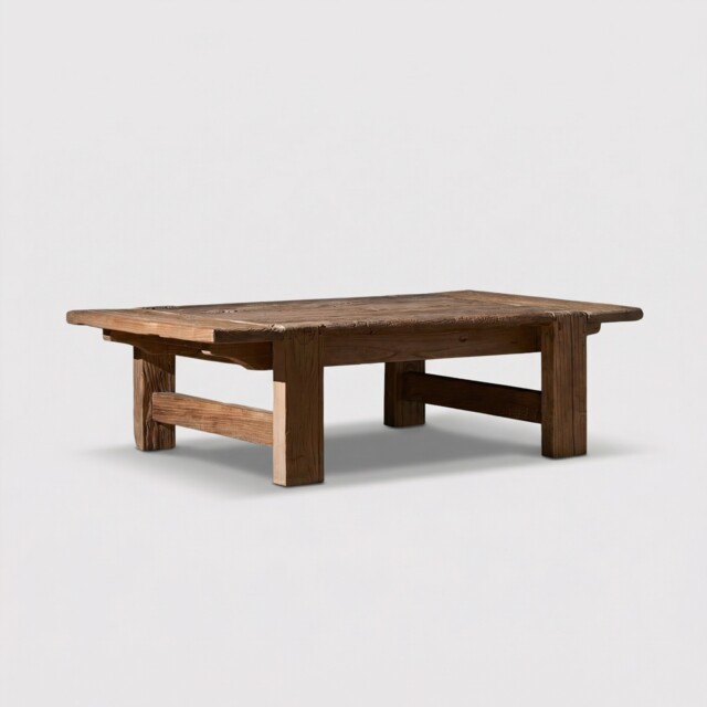 Timothy Oulton Crofters Coffee Table 120x70cm, Timber Wood - Barker & Stonehouse - image 1