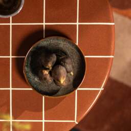 Rico Tiled Round Coffee Table, Round, Red - Barker & Stonehouse - thumbnail 6