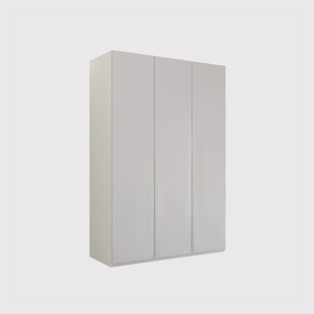 Frans 3 Door Wardrobe 151Cm, Grey Wood - Barker & Stonehouse - image 1