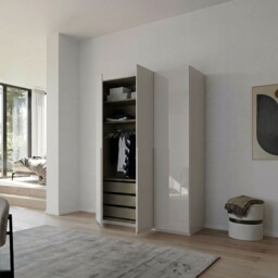 Frans 3 Door Wardrobe 151Cm, Grey Wood - Barker & Stonehouse - thumbnail 3
