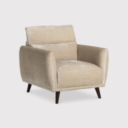 Mallory Armchair, Neutral Fabric - Barker & Stonehouse