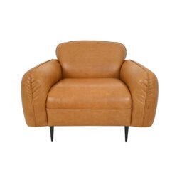 Oban Armchair, Brown Leather - Barker & Stonehouse - thumbnail 2