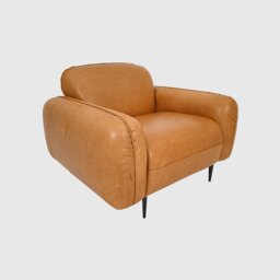 Oban Armchair, Brown Leather - Barker & Stonehouse - thumbnail 1