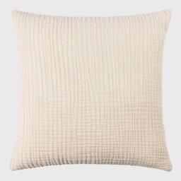 Waffle Natural Cushion, Square, Neutral Cotton - Barker & Stonehouse