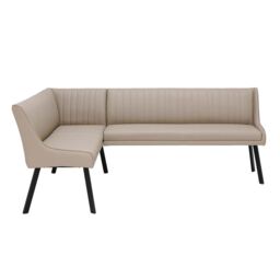 Belize Right Hand Corner Dining Set, Neutral Ceramic - Barker & Stonehouse - thumbnail 3