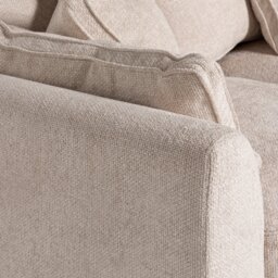 Harrington Large Chaise Corner Sofa Right, Neutral Fabric - Barker & Stonehouse - thumbnail 6