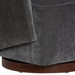 Pellaro Swivel Armchair, Grey Fabric - Barker & Stonehouse - thumbnail 5