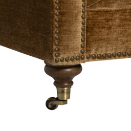 Highgrove Snuggler Armchair, Gold Fabric - Barker & Stonehouse - thumbnail 5