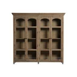 Morlin Large Display Cabinet 229X51X220Cm, Neutral Wood - Barker & Stonehouse - thumbnail 3