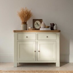 Witney Narrow Sideboard 110x45x90cm, Neutral Wood - Barker & Stonehouse - thumbnail 2
