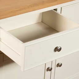 Witney Narrow Sideboard 110x45x90cm, Neutral Wood - Barker & Stonehouse - thumbnail 4
