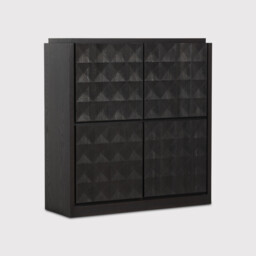 Toft Sideboard 131x45x137cm, Black Oak - Barker & Stonehouse