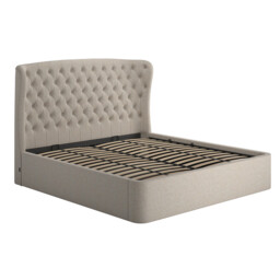 Tempur Holcot Ottoman 180X200Cm Bed, Grey Fabric - Super King - Barker & Stonehouse - thumbnail 4
