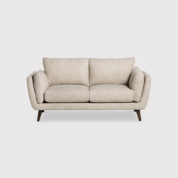 Malmo 2 Seater Sofa, White Fabric - Barker & Stonehouse