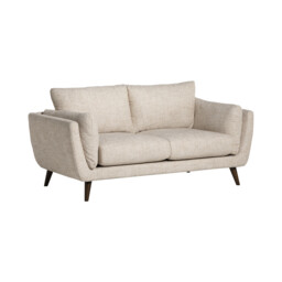 Malmo 2 Seater Sofa, White Fabric - Barker & Stonehouse - thumbnail 3