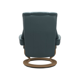 Stressless Mayfair Small Classic Recliner Chair & Footstool Leather - Barker & Stonehouse - thumbnail 4