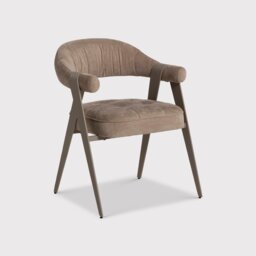Abraham Dining Chair With Arms, Neutral Fabric - Barker & Stonehouse - thumbnail 3
