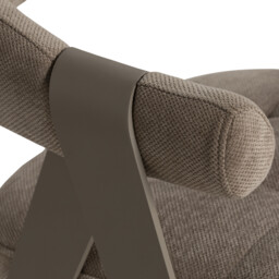 Abraham Dining Chair With Arms, Neutral Fabric - Barker & Stonehouse - thumbnail 6