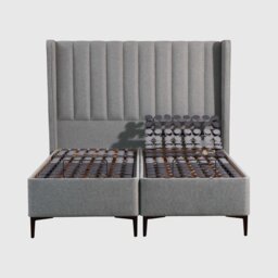 Tempur Suffolk King Slim Disc Adj Divan Bed, Grey Fabric - Barker & Stonehouse - thumbnail 2