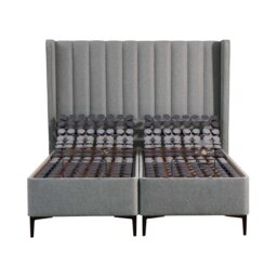 Tempur Suffolk King Slim Disc Adj Divan Bed, Grey Fabric - Barker & Stonehouse - thumbnail 3