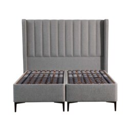 Tempur Suffolk King Slim Disc Adj Divan Bed, Grey Fabric - Barker & Stonehouse - thumbnail 4