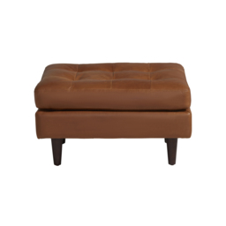 Hemingway Ottoman, Brown Leather - Barker & Stonehouse - thumbnail 5