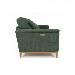 Ercol Sandford Motion Lounger Medium Recliner Sofa, Green Fabric - Barker & Stonehouse - thumbnail 4