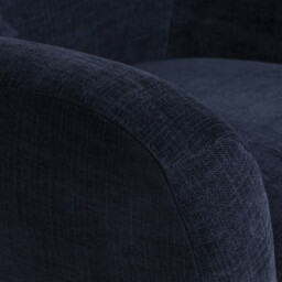 Lucian Accent Chair, Blue Fabric - Barker & Stonehouse - thumbnail 4