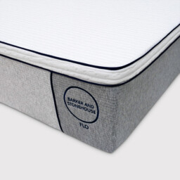 Flo Super King Size Mattress 180X200Cm, White Fabric - Barker & Stonehouse