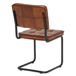 Pure Furniture Byron Dining Chair, Brown Leather - Barker & Stonehouse - thumbnail 3