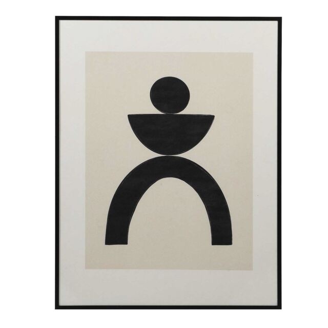 Abstract Form Picture Art, Black Wood - Barker & Stonehouse - image 1
