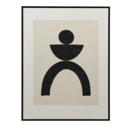Abstract Form Picture Art, Black Wood - Barker & Stonehouse - thumbnail 1