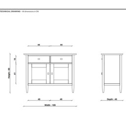 Ercol Teramo Small Sideboard, Neutral Oak - Barker & Stonehouse - thumbnail 5