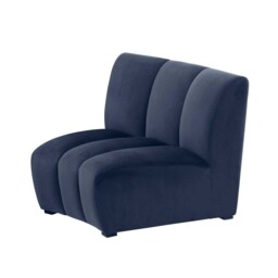 Eichholtz Lando Modular Sofa Midnight Blue, Navy Velvet - Barker & Stonehouse - thumbnail 3