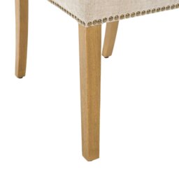 Gable Dining Chair, Neutral Fabric - Barker & Stonehouse - thumbnail 5