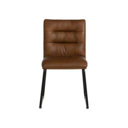 Pure Furniture Zena Dining Chair, Brown Leather - Barker & Stonehouse - thumbnail 3