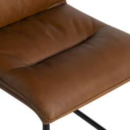 Pure Furniture Zena Dining Chair, Brown Leather - Barker & Stonehouse - thumbnail 6