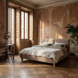 Everleigh King Bed, Brown Fabric - Barker & Stonehouse - thumbnail 2
