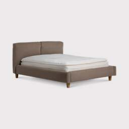 Everleigh King Bed, Brown Fabric - Barker & Stonehouse - thumbnail 1