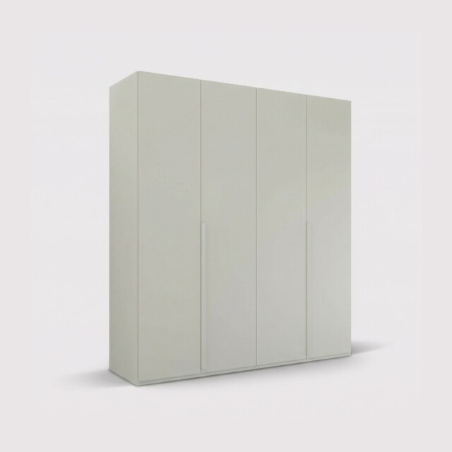 Frans 4 Door Wardrobe 201Cm, Grey Wood - Barker & Stonehouse - image 1