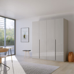 Frans 4 Door Wardrobe 201Cm, Grey Wood - Barker & Stonehouse - thumbnail 2