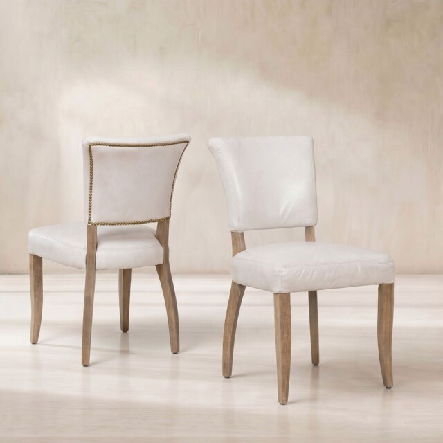 Timothy Oulton Mimi Dining Chair, White Leather - Barker & Stonehouse - image 1