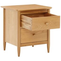 Ercol Teramo Bedside Cabinet, Neutral Oak - Barker & Stonehouse - thumbnail 4