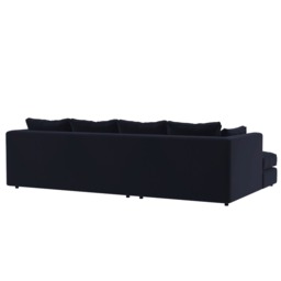 Harrington Small Chaise Corner Sofa Left, Navy Fabric - Barker & Stonehouse - thumbnail 5