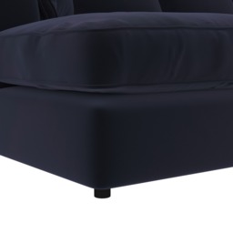 Harrington Small Chaise Corner Sofa Left, Navy Fabric - Barker & Stonehouse - thumbnail 4