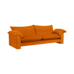 Hoxton Extra Large Sofa, Orange Fabric - Barker & Stonehouse - thumbnail 5