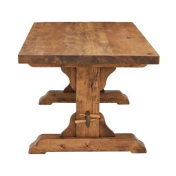 Covington Dining Table 220x100 Polished Timber Wood - W220cm - Barker & Stonehouse - thumbnail 6